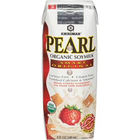 KIKKOMAN Kikkoman Pearl Organic Smart Original Soymilk 8 oz., PK24 06183
